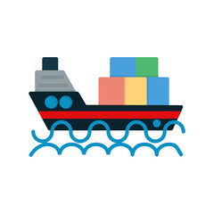 Obraz premium Ship Icon