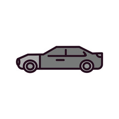 Fototapeta premium Sports car Icon