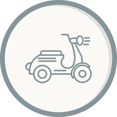 Fototapeta premium Scooter Icon