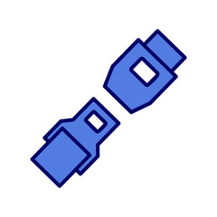 Fototapeta premium Seat belt Icon