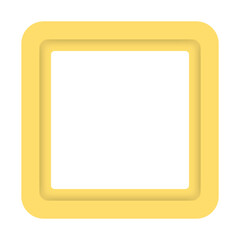 square paper cut frame