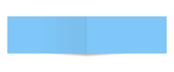 folded rectangle banner
