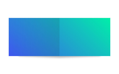 gradient folded rectangle banner
