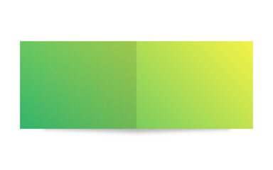 Obraz premium gradient folded rectangle banner 