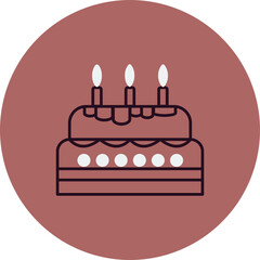 Birthday cake Icon