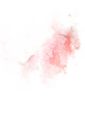 Abstract colorful watercolor on white background. Digital art painting.