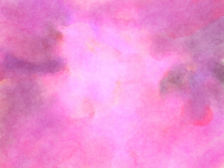 Obraz premium Modern brush strokes painting. Soft color painted illustration of soothing composition for poster, wall art, banner, card, book cover or packaging. Watercolor abstract painting with pastel colors.