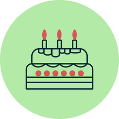 Birthday cake Icon