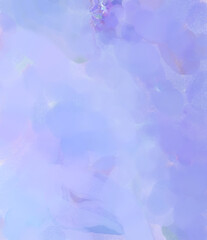 Fototapeta premium Watercolor abstract painting with pastel colors. Soft color painted illustration of calming composition for poster, wall art, banner, card, book cover or packaging. Modern brush strokes painting.