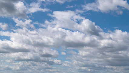 Naklejka premium Stratocumulus clouds in the sky.