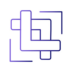 Obraz premium Crop Icon