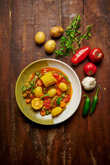 Summer vegetable stew