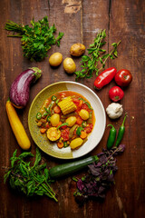 Summer vegetable stew