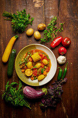 Summer vegetable stew