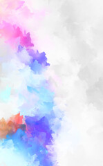 Artistic vibrant and colorful wallpaper.Brushed Painted Abstract Background. Brush stroked painting.