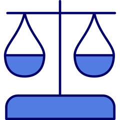 Obraz premium Law scale Icon
