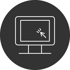 Obraz premium Monitor Icon