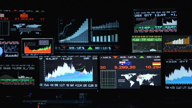 Stock market data room 