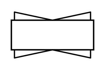 Obraz premium rectangle abstract border