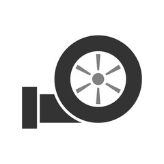 Obraz premium Turbo Icon