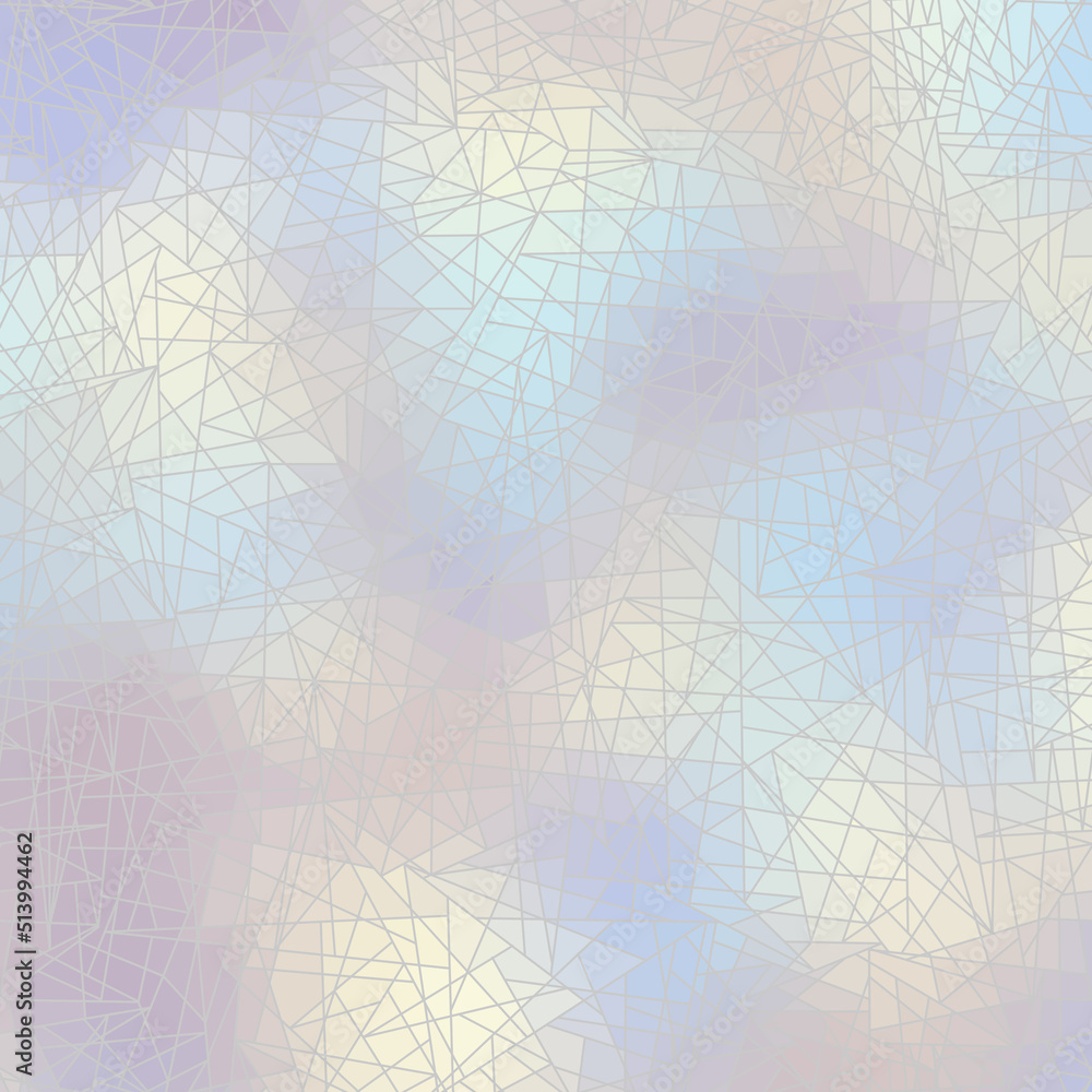 Poster Geometric abstract pattern in low poly style.