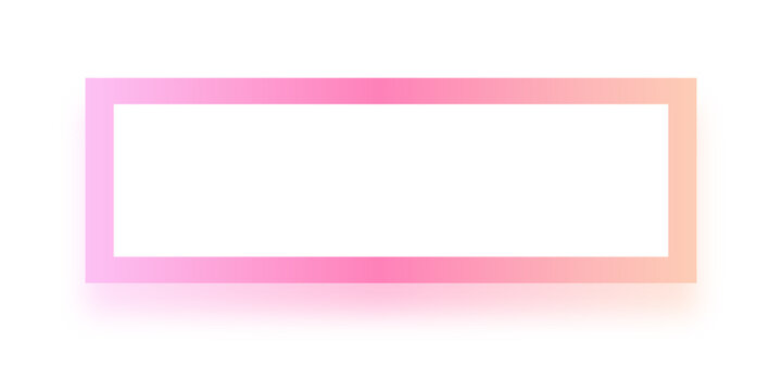 neon gradient line shape