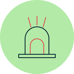 Obraz premium Siren Icon