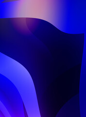 Abstract background with colorful gradient. Vibrant graphic wallpaper with stripes design. Fluid 2D illustration of modern movement.