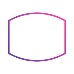 gradient geometric frame