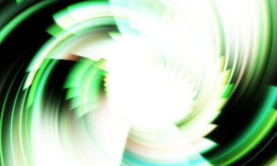 Revolving Light show background. Ethereal energetic swirl rotation with vivid colors. Colorful vibrant motion illustration. Promotional background. Celebration graphic.