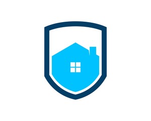 Protection shield with simple house inside