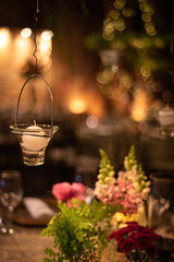 mesa, celebração, decoração, casamento
