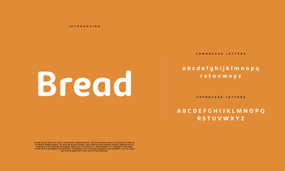 Obraz premium Abstract minimal modern alphabet fonts. Typography minimalist urban digital fashion future creative logo font. vector illustration 