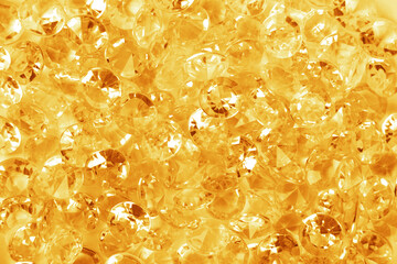 close up of the golden  diamonds background