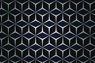 Seamless 3D Geometric Background, Abstract Background