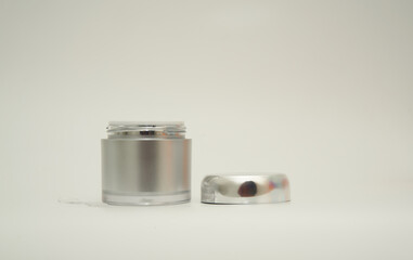 cosmetic product jar have cream inside