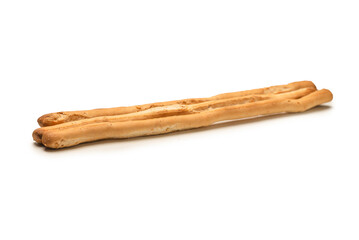 Bread sticks isolated on white background.
