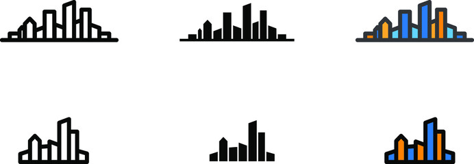 City icon , vector illustration