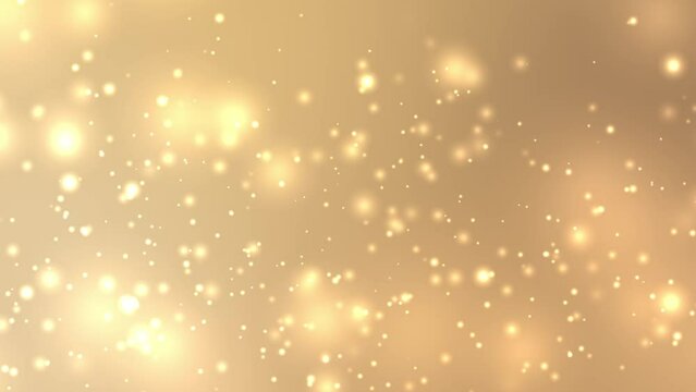Bright Orange Brown Particle Animation Looping for Abstract Presentation Background