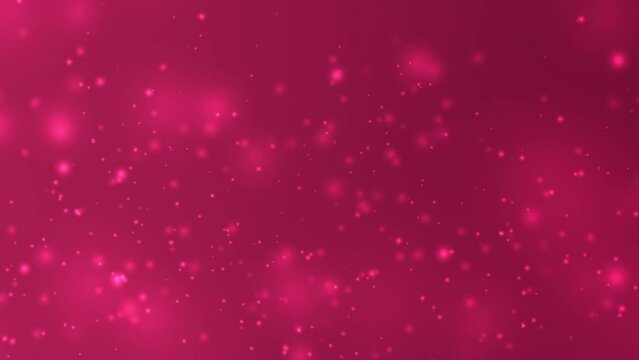 Pinkish Particle Animation Looping for Abstract Presentation Background