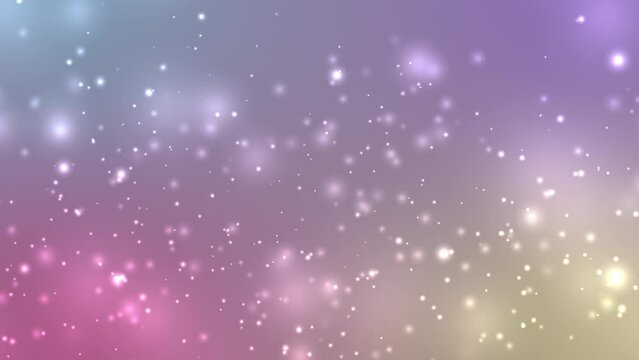 Colorful Particle Animation Looping for Abstract Presentation Background