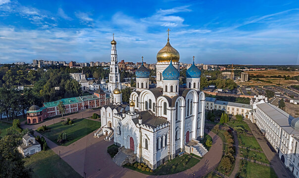 View to Nicolo-Ugreshsky monastery, date of foundation - 1380. City of Dzerzhinsky, Russia