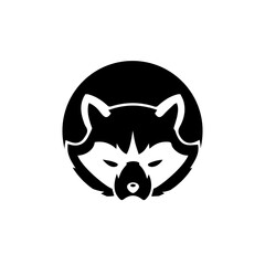 Fox head vector illustration icon