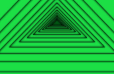 abstract green background with triangles
