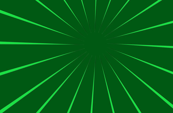 Light green star burst with dark green backdrop 