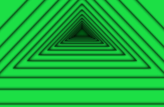 abstract green background with triangles