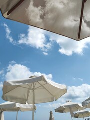 umbrellas on the beach
