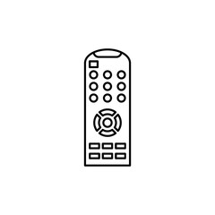 control tv icon flat style trendy stylist simple