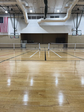 Indoor Pickleball Court Gym Recreation Room