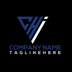 Obraz premium Perfect CHI Letter Logo Design